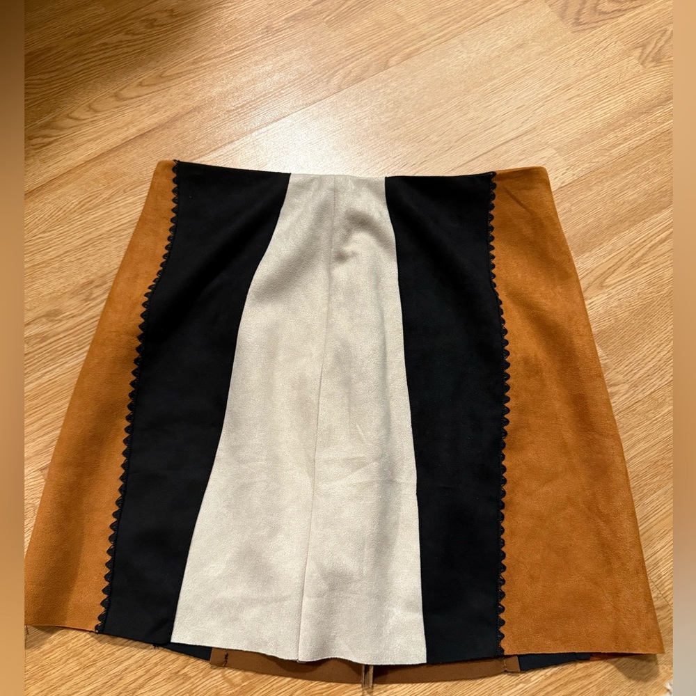 Suede Mini Skirt